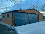 Garaż blaszany PREMIUM 8m x 6m ID 4