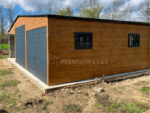 Garaż blaszany PREMIUM 9m x 6m ID 5 - obrazek 2