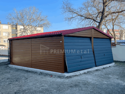 Garaż blaszany PREMIUM 6m x 5m ID 7