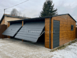 Garaż blaszany PREMIUM 7m x 6m ID 9
