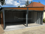 Garaż blaszany PREMIUM 6m x 5,5m ID 10 - obrazek 2