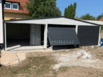 Garaż blaszany PREMIUM 6m x 5m + 3m wiata ID 20 - obrazek 2